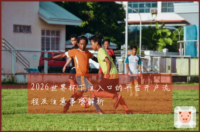 2026世界杯下注入口的平台开户流程及注意事项解析
