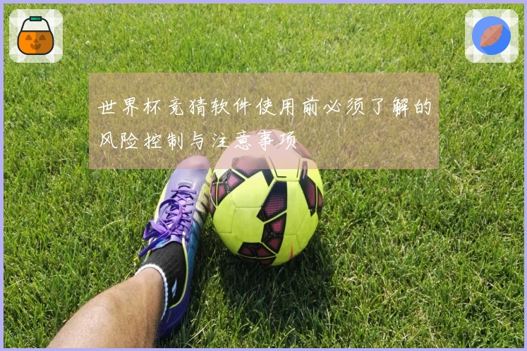 世界杯竞猜软件使用前必须了解的风险控制与注意事项